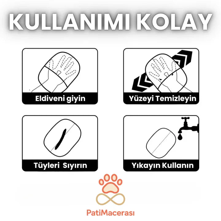 PatiMacerası™ Statik Tüy Temizleme Sihirbazı
