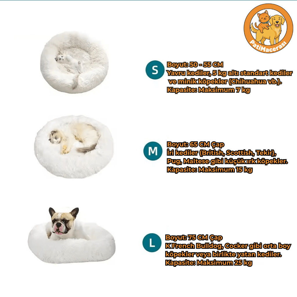 Patimacerası™ Soft: Sakinleştirici Kedi Yatağı