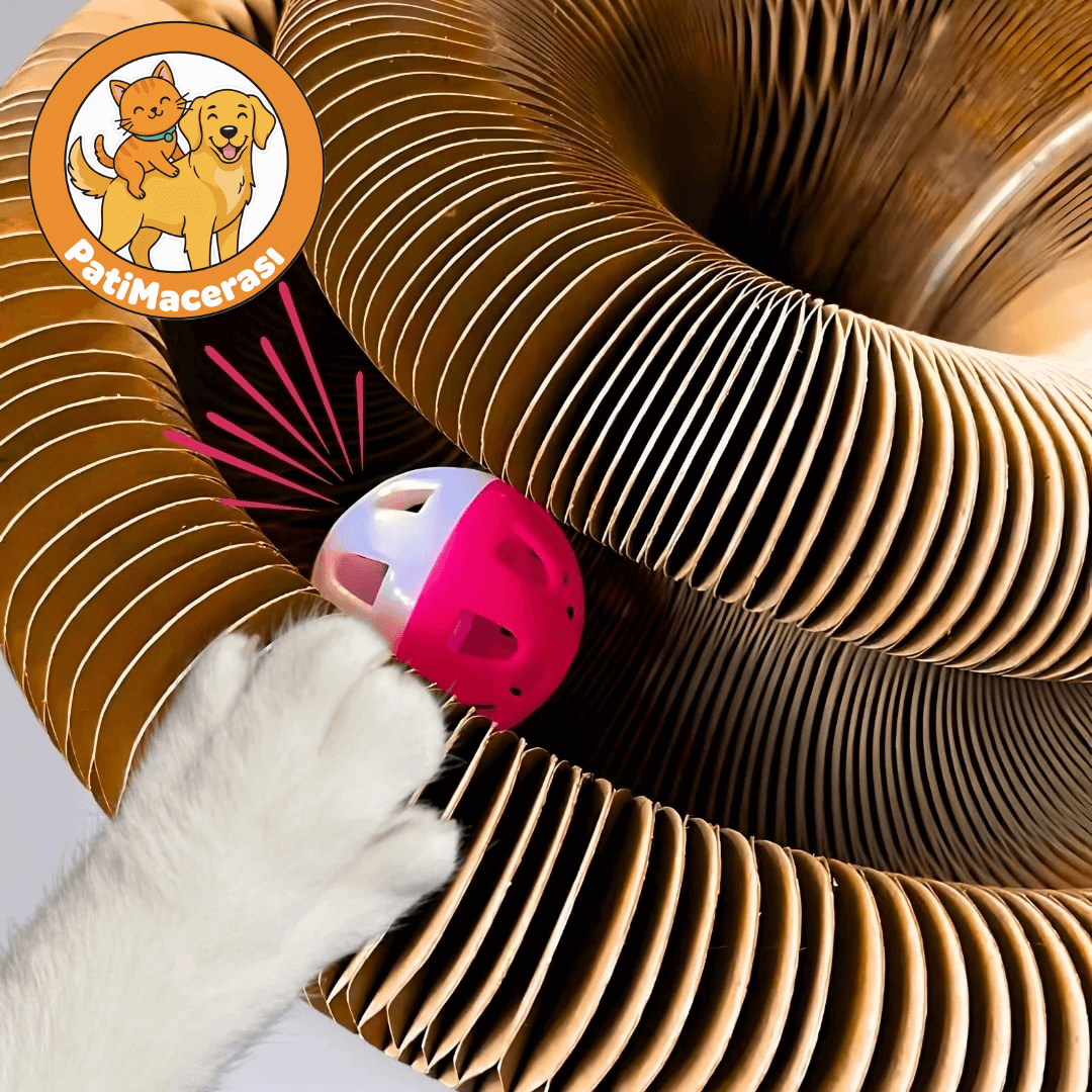 Akıllı Kedi Tırmalama Oyuncağı ve Yatağı | PatiMacerası