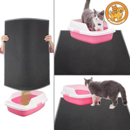 PatiMacerası™ Çift Katmanlı Kedi Kum Paspası