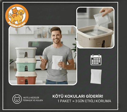 PatiMacerası Doğal Koku Giderici (250gr) - Kedi Kumu Kokusuna Son!