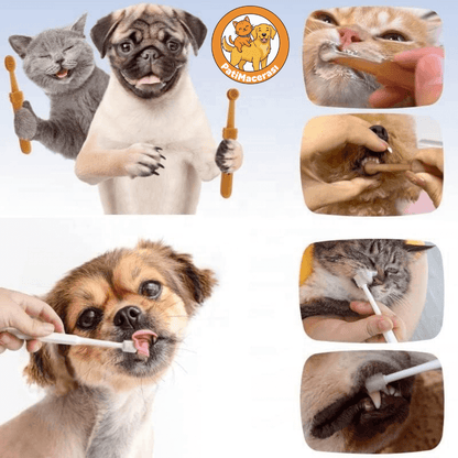 PatiMacerası™ İnci Dişler: Hassas Silikon Bakım Seti (2'li Kutu & 360° Temizlik)