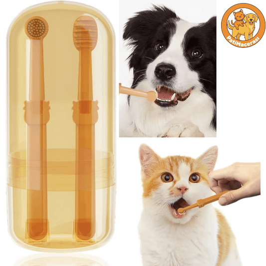 PatiMacerası™ İnci Dişler: Hassas Silikon Bakım Seti (2'li Kutu & 360° Temizlik)