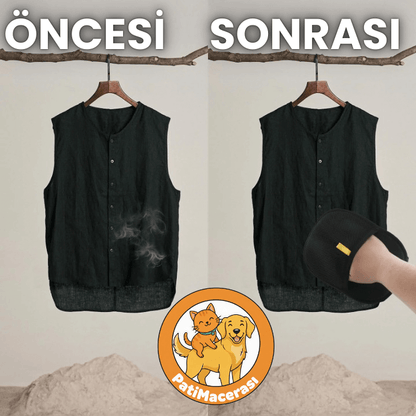 PatiMacerası™ Tüy Sihirbazı: Pet ve Araç İçi Temizlik Eldiveni