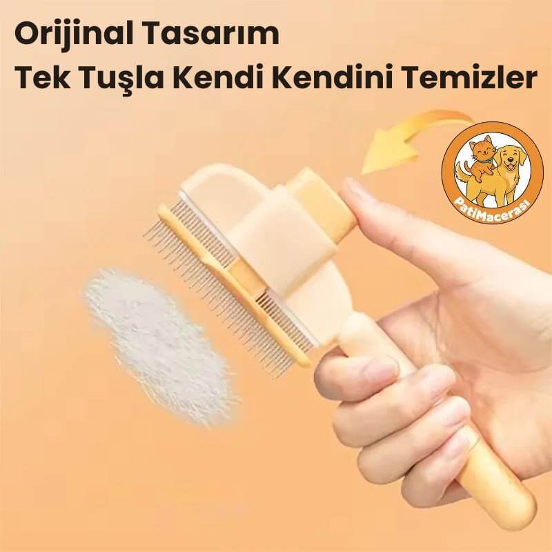 PatiMacerası™ Deri Sağlığını Destekleyen Masaj Etkili Tüy Tarağı